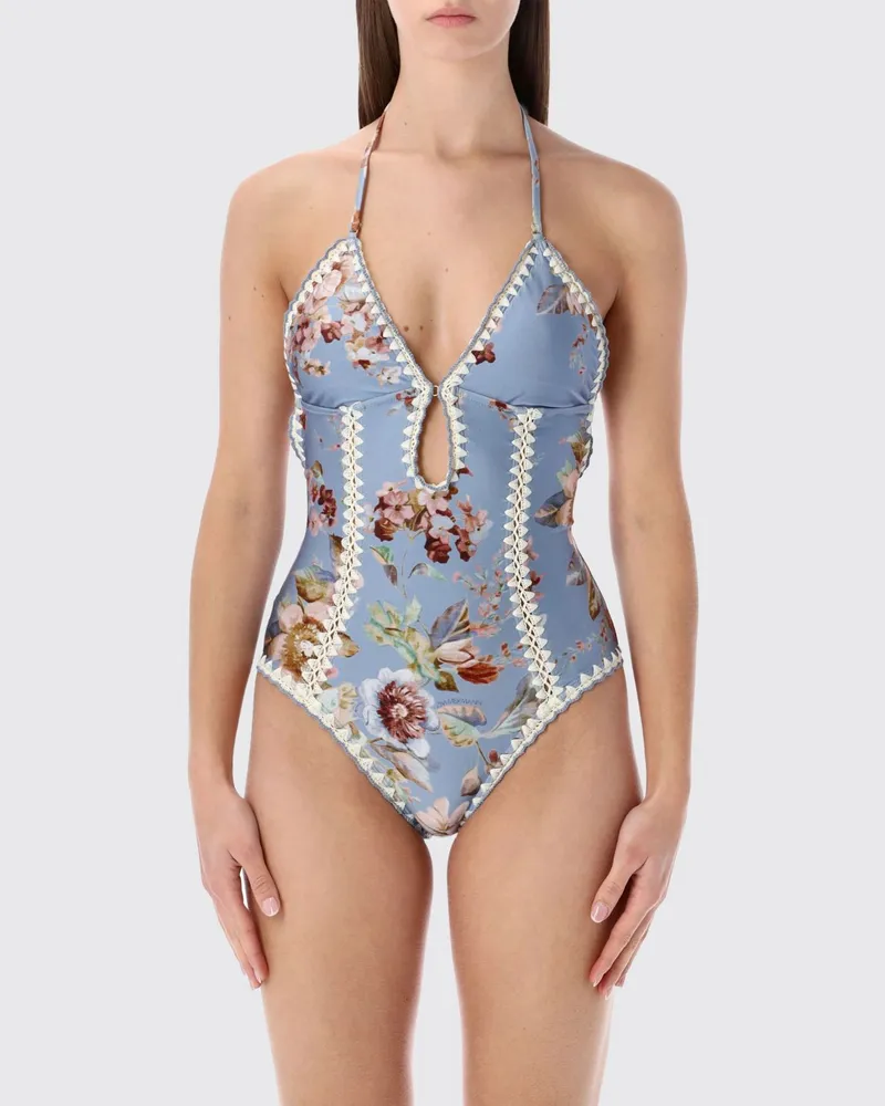 Zimmermann Bademode damen Himmelblau