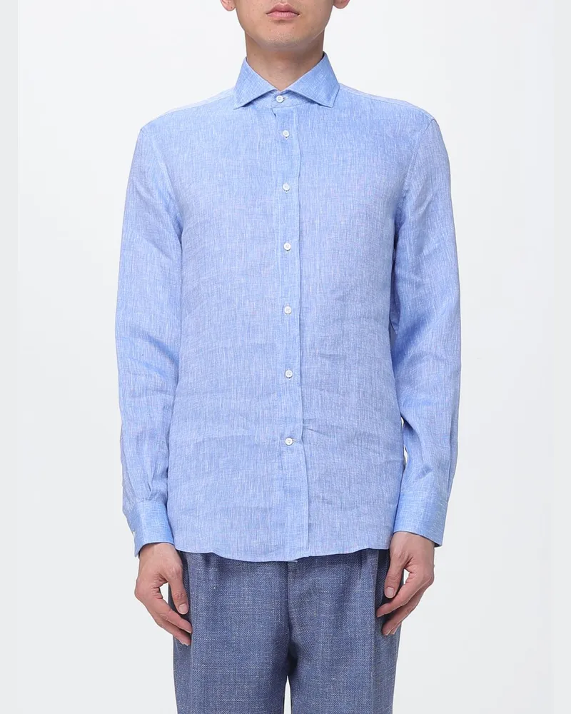 Brunello Cucinelli Hemd herren Hellblau