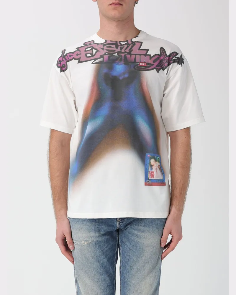Diesel T-shirt herren Weiß