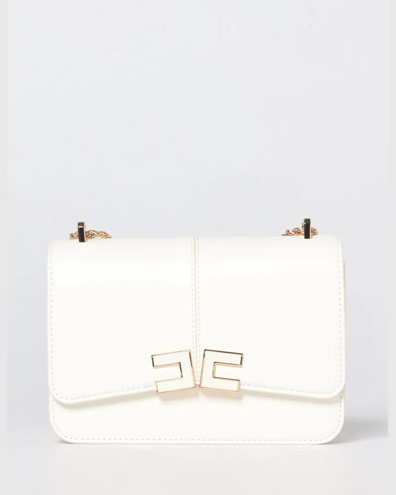 Elisabetta Franchi Handtasche damen Ivory