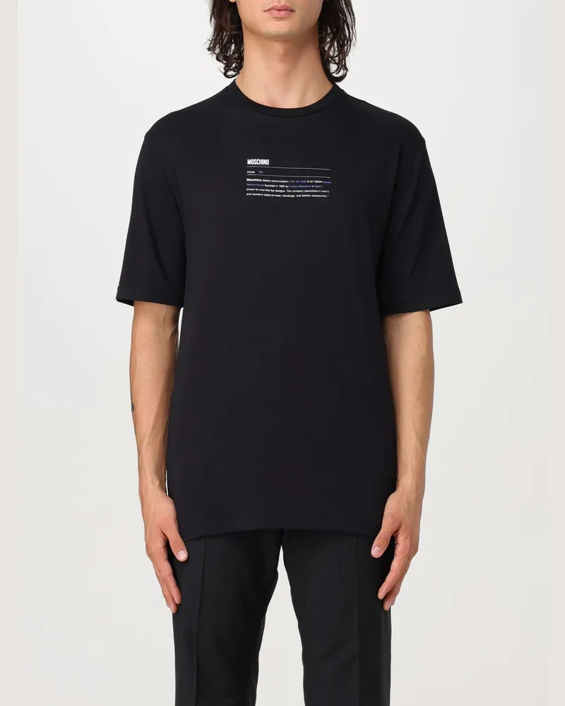 Moschino T-shirt herren Schwarz