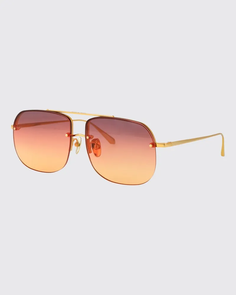 Linda Farrow Sonnenbrille herren Gold
