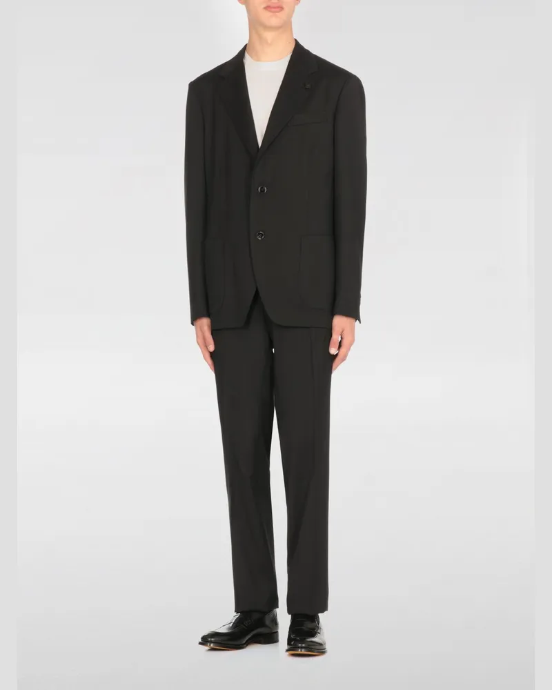 LARDINI Anzug herren Schwarz