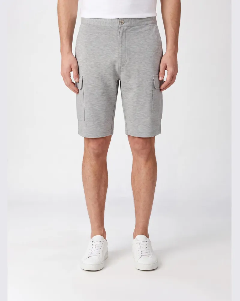 Brunello Cucinelli Cargo-Shorts aus Baumwoll-Kaschmir-Mischung Dust