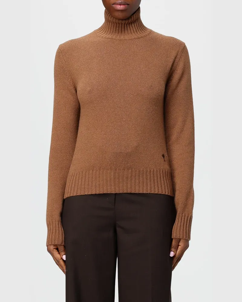 AMI Paris Pullover damen Haselnuss