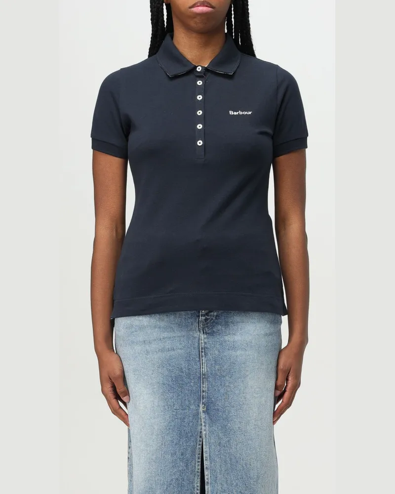 Barbour T-shirt damen Navy