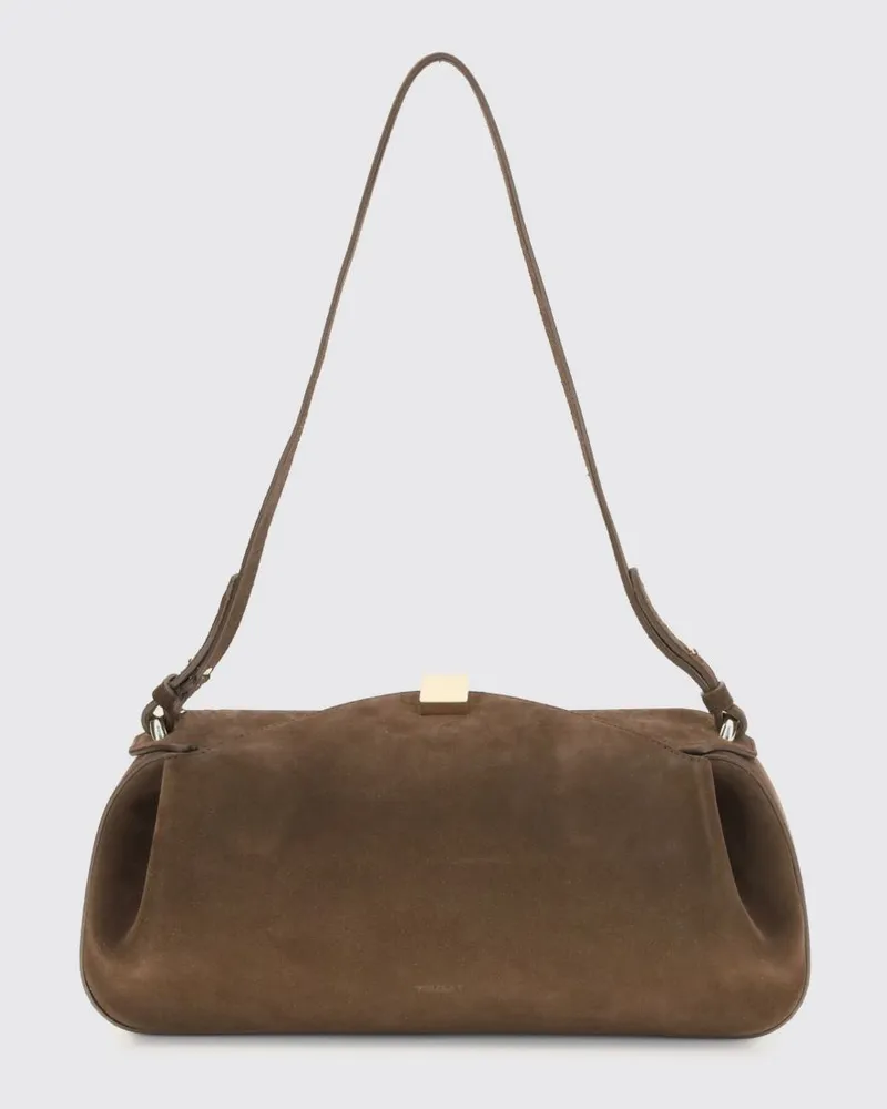 YUZEFI Clutch damen Kakao