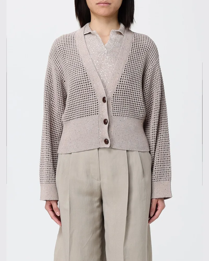 Brunello Cucinelli Pullover damen Sand
