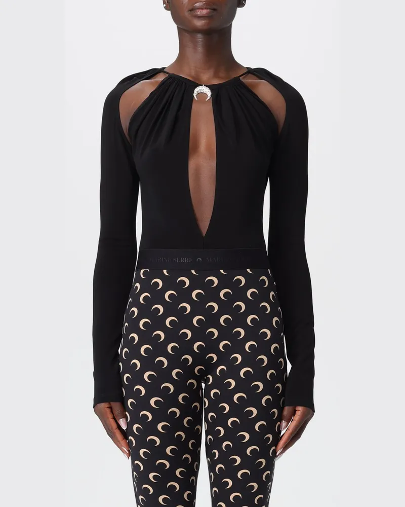 Marine Serre Top damen Schwarz