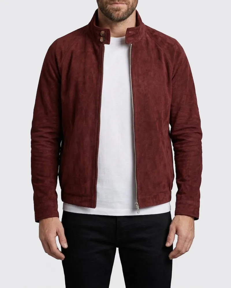 Brunello Cucinelli Jacke herren Rot