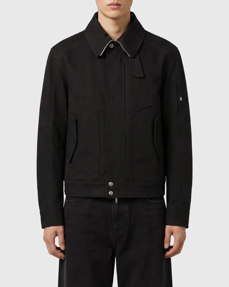 Dries van Noten Mantel herren Schwarz