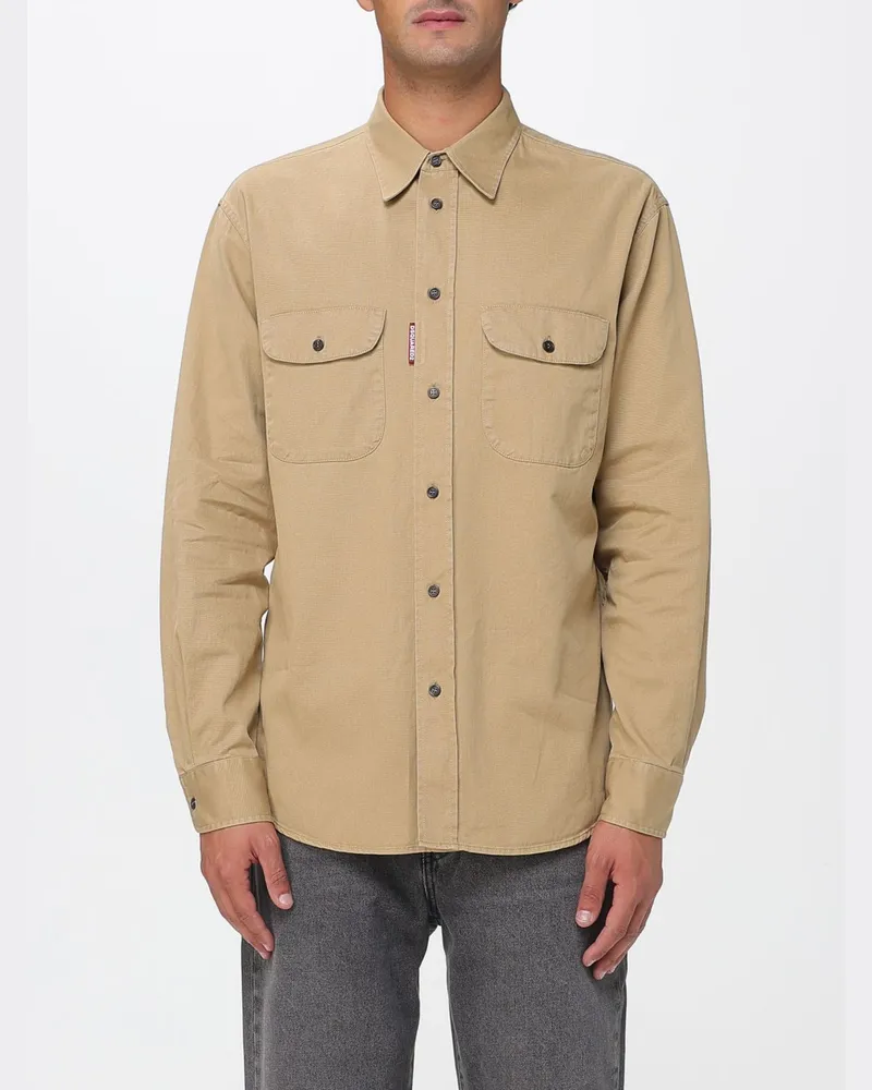 Dsquared2 Hemd herren Beige