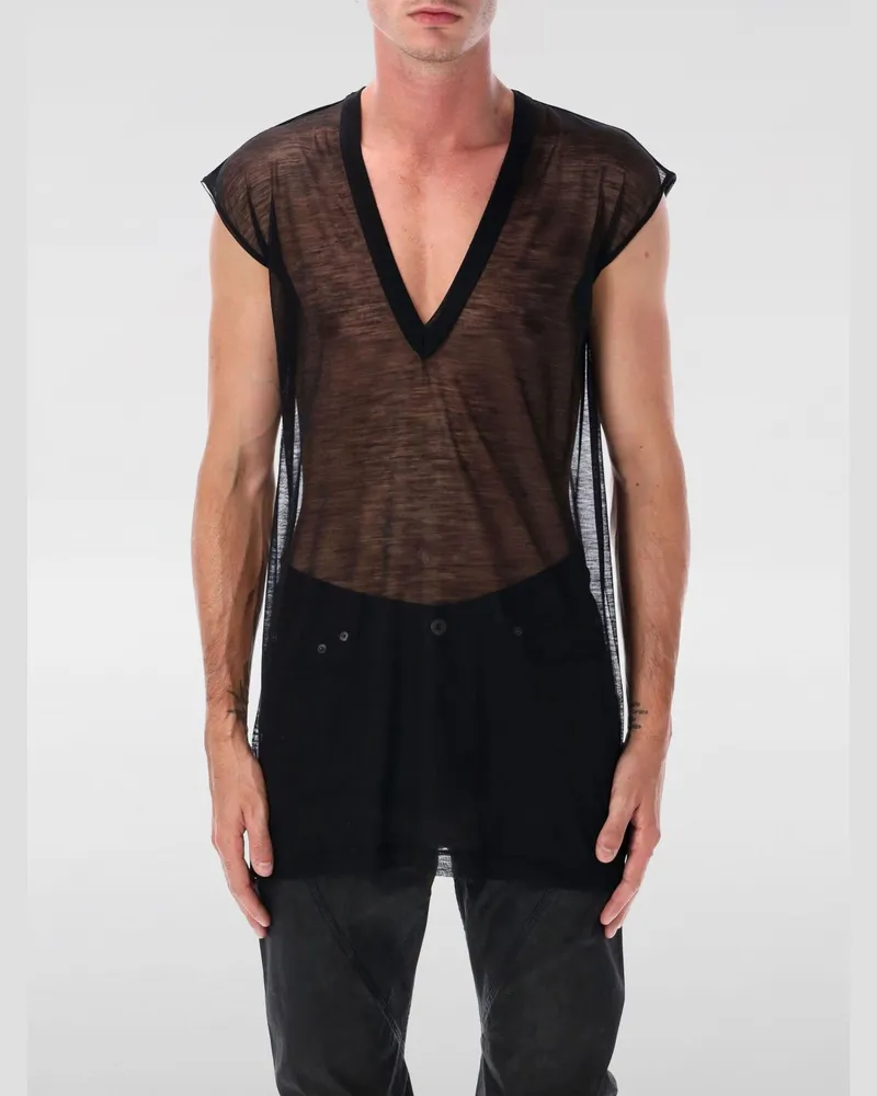 Rick Owens T-shirt herren Schwarz