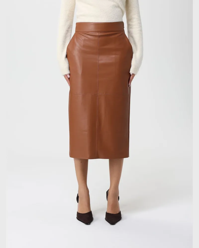 Elisabetta Franchi Rock damen Camel