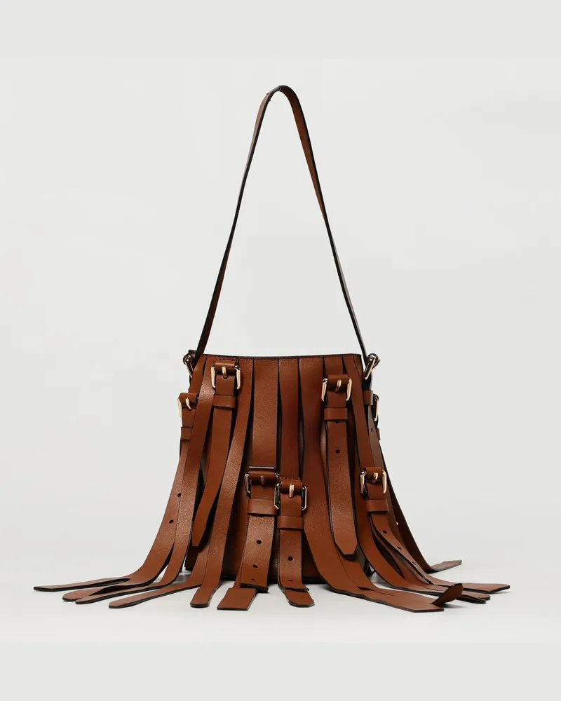 Moschino Schultertasche damen Leder