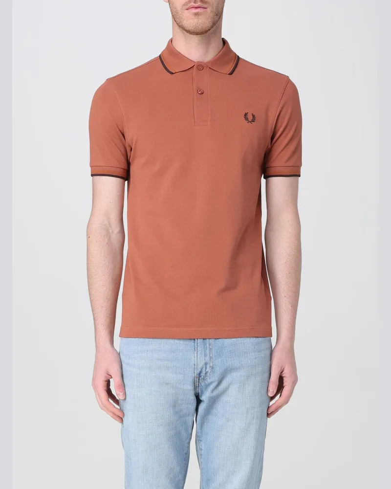 Fred Perry T-shirt herren Braun