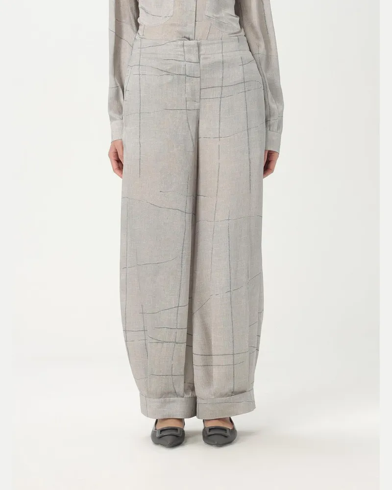 Giorgio Armani Hose damen Grau