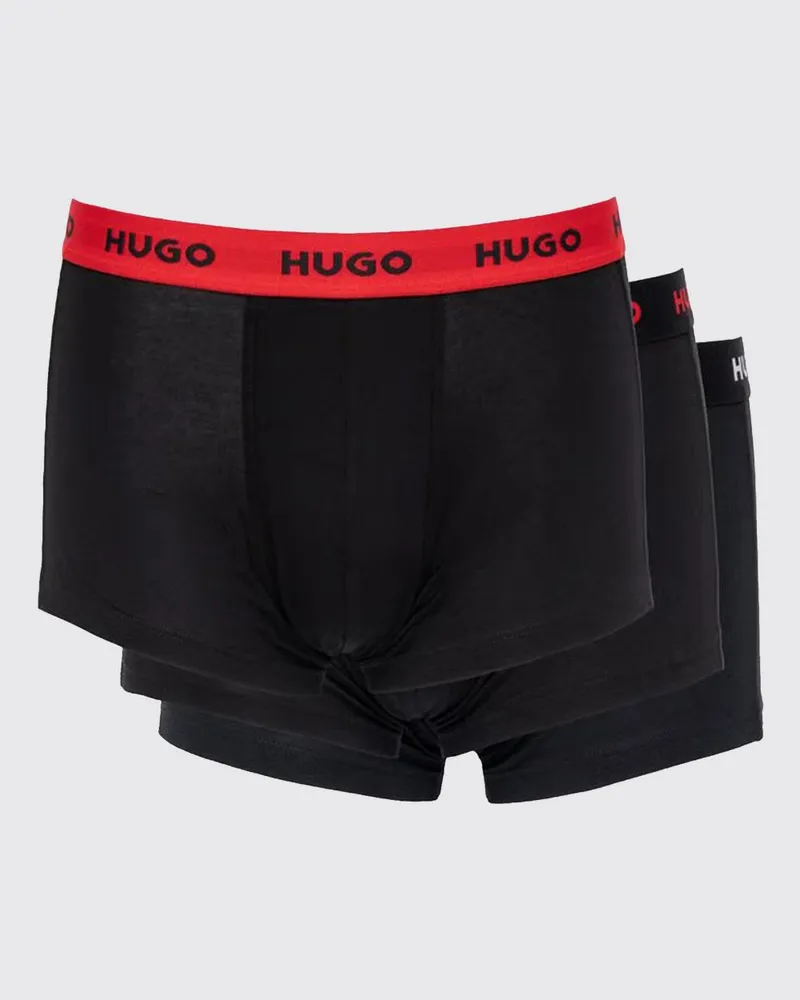 HUGO BOSS 3er-Set Stretch-Baumwollboxershorts Grau