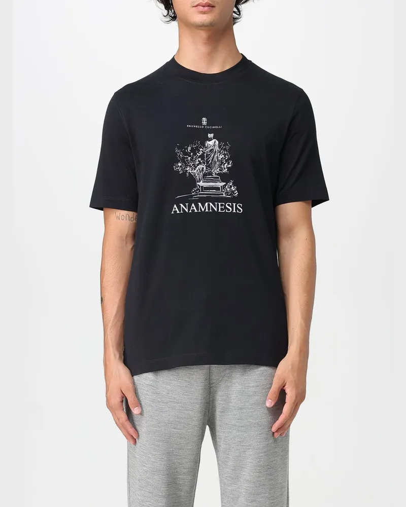 Brunello Cucinelli T-shirt herren Schwarz