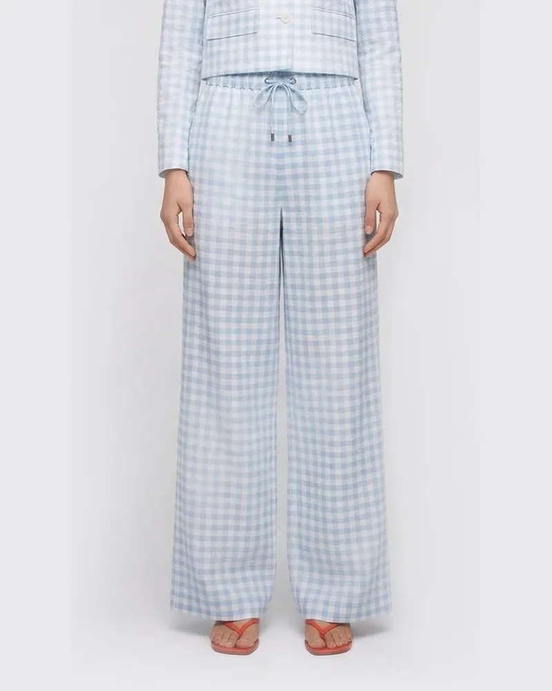 Ermanno Scervino Hose damen Hellblau