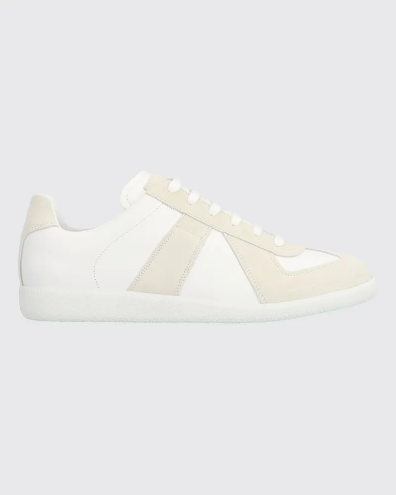 Maison Margiela Replica Leder-Sneakers Weiß
