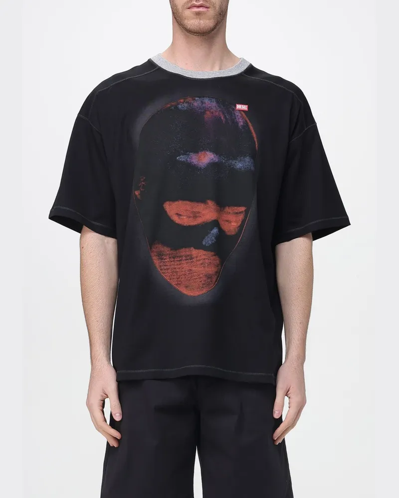 Diesel T-shirt herren Schwarz