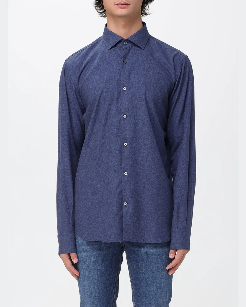 Brooksfield Hemd herren Blau