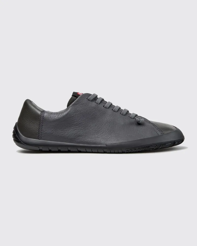 Camper Zweifarbige Twins Slip-on-Sneaker aus Glattleder mit elastischen Schnürsenkeln Bunt