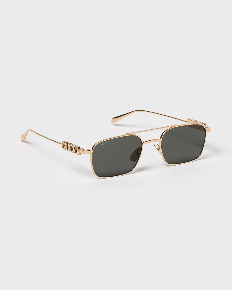 Gucci Sonnenbrille damen Gold