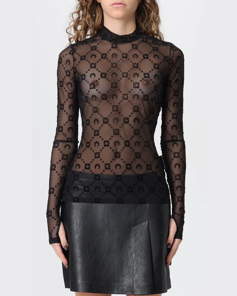 Marine Serre Top damen Schwarz