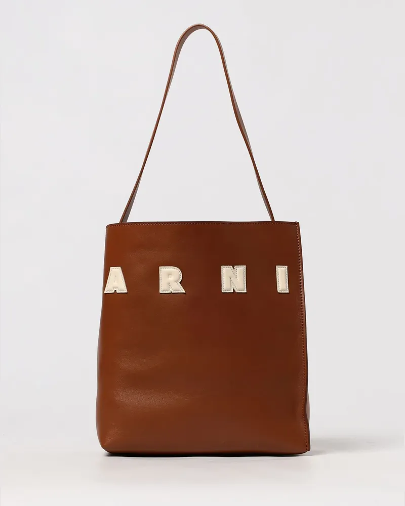 Marni Schultertasche damen Braun