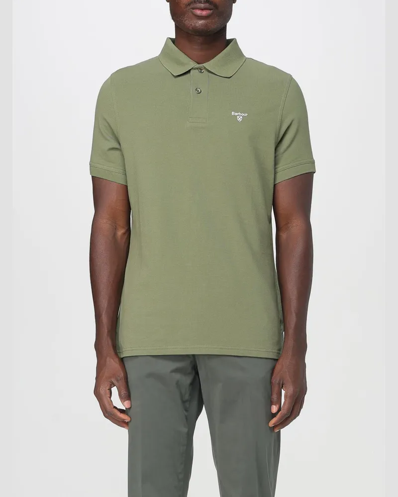 Barbour Polo herren Moosgrün