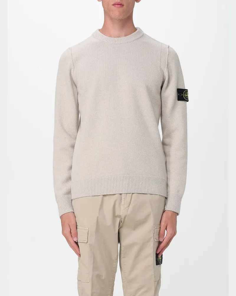 Stone Island Pullover herren Beige