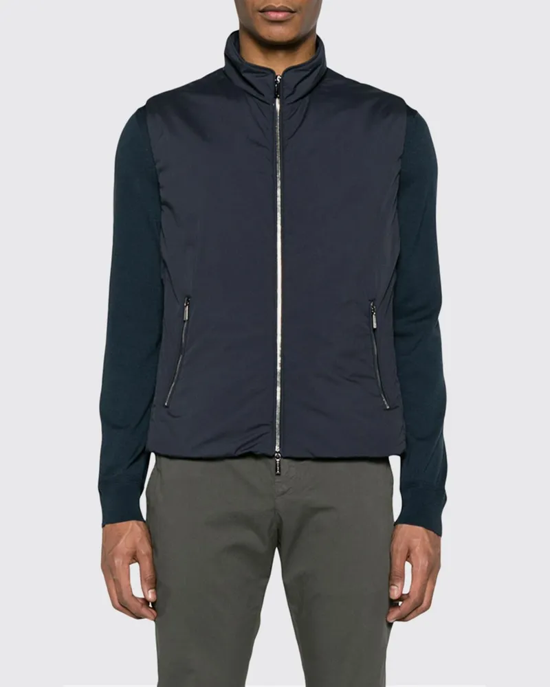 MOORER Mantel herren Blau