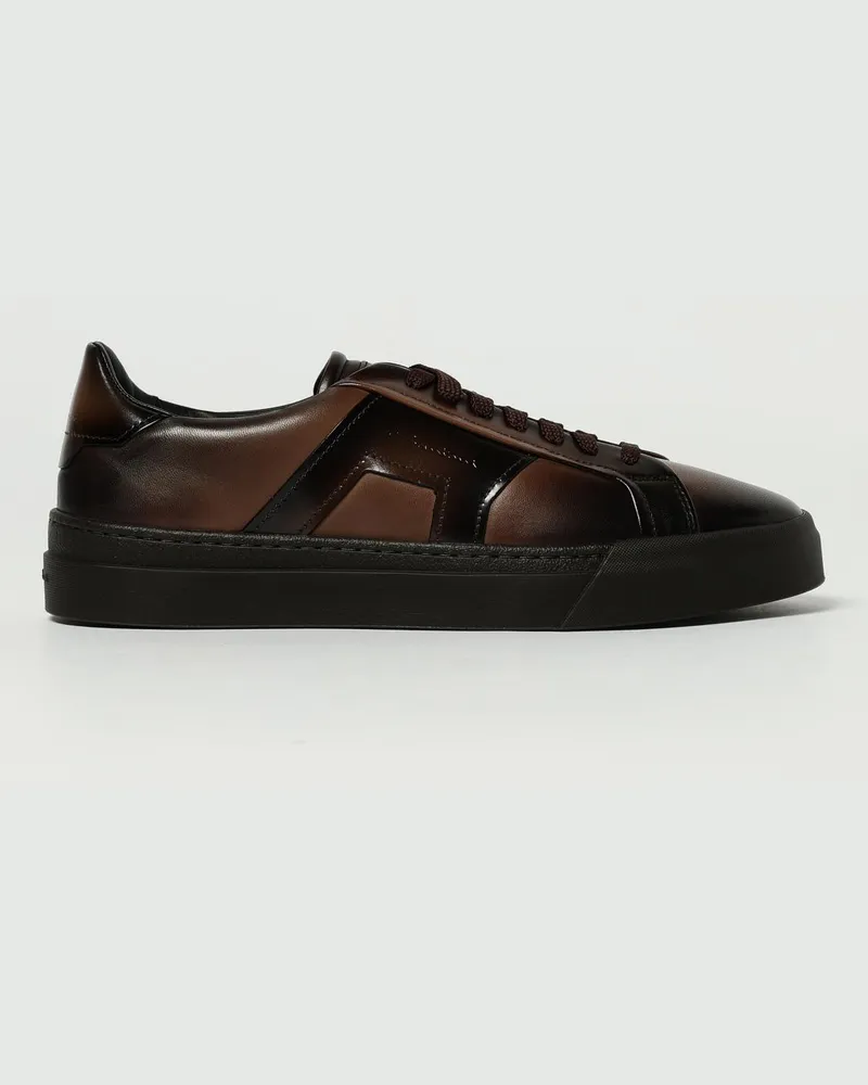 Santoni Schuhe herren Braun