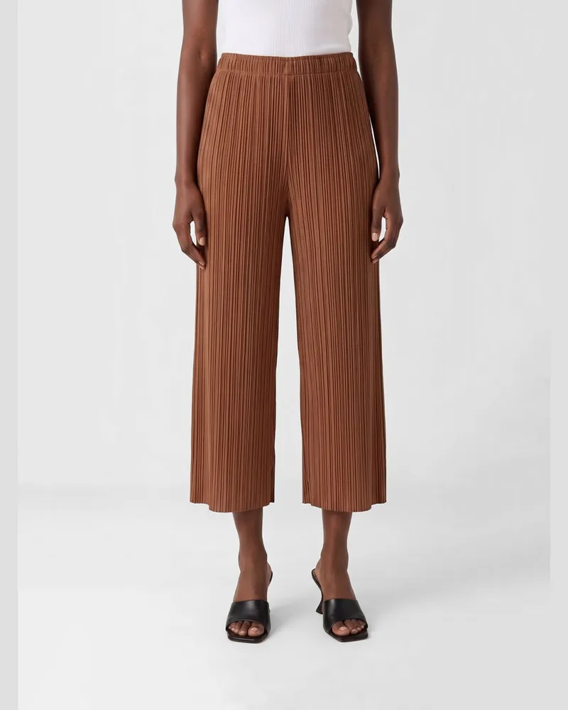 Issey Miyake Hose damen Braun