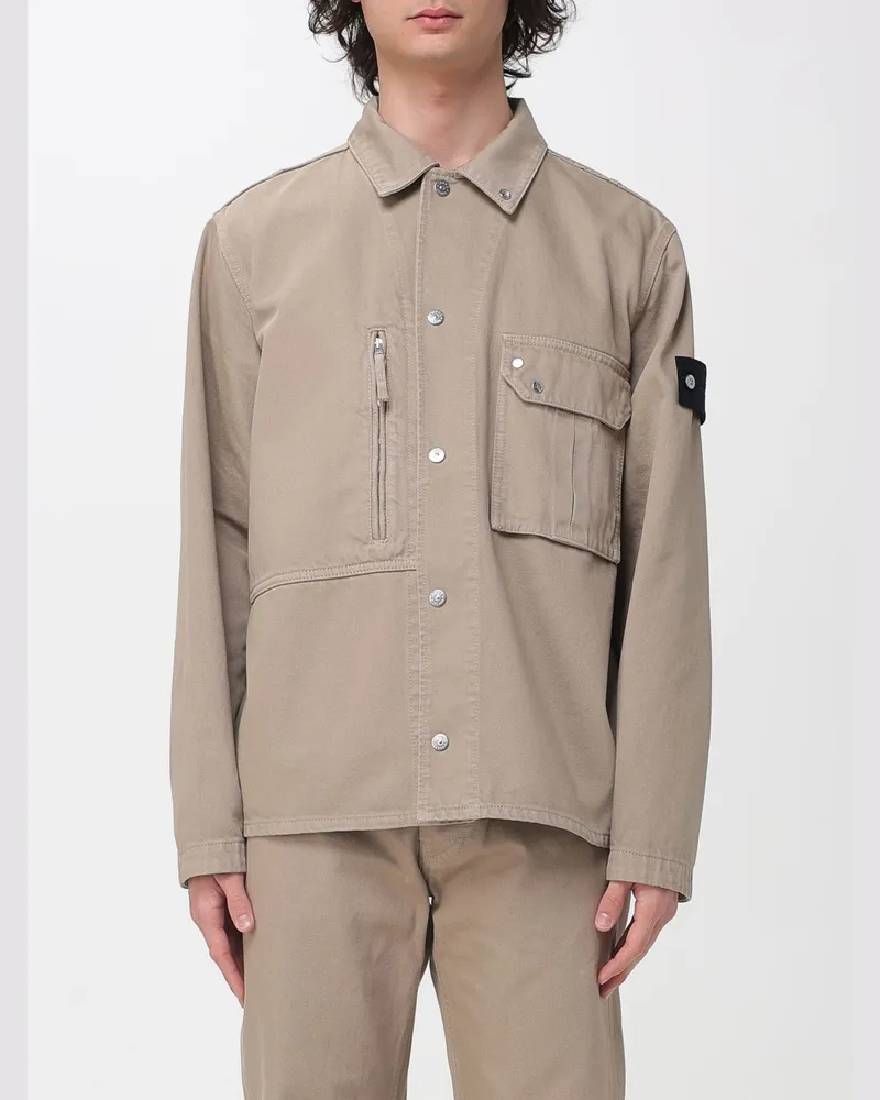 Stone Island Hemd herren Sand