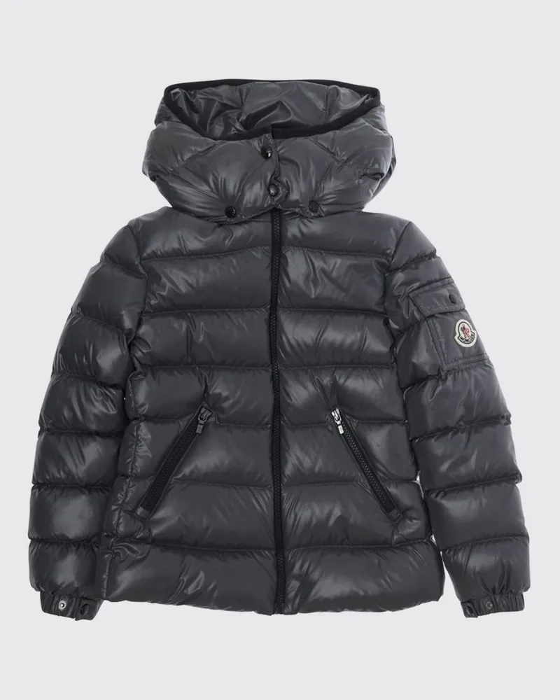 Moncler Gesteppte Daunenweste für Jungen aus recyceltem Nylon Schwarz