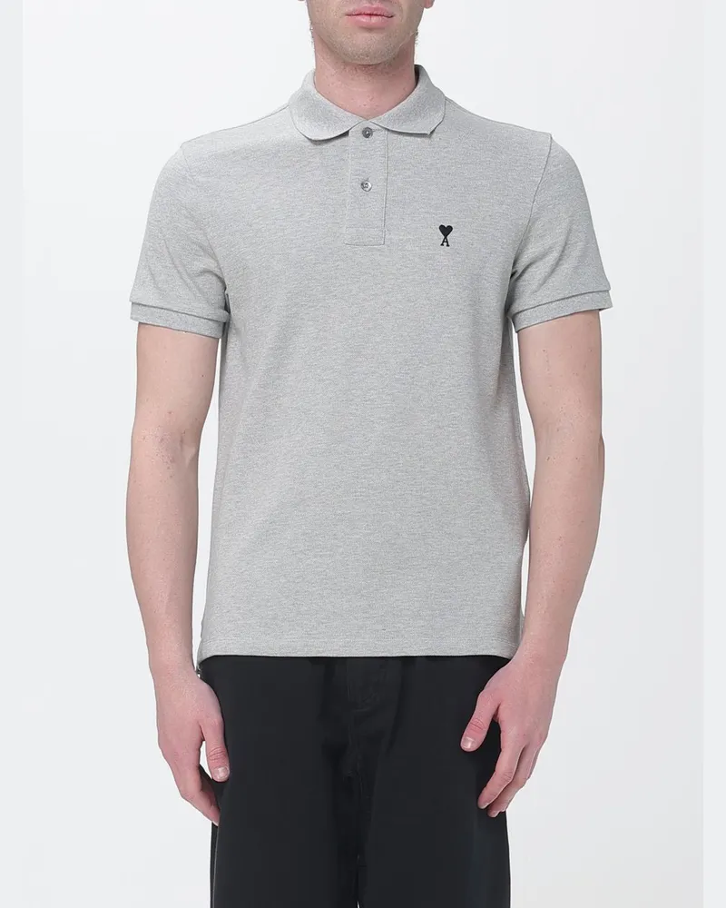 AMI Paris Polo herren Grau