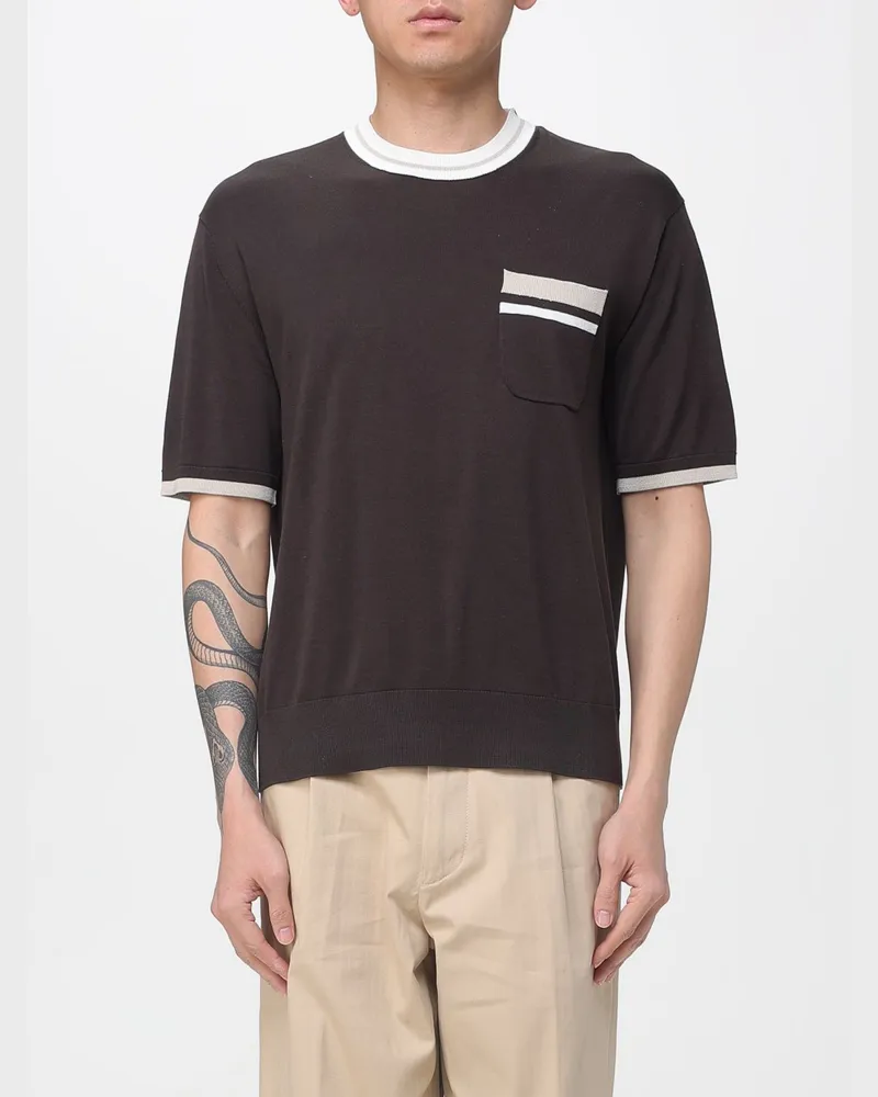 Paolo Pecora Milano Pullover herren Braun