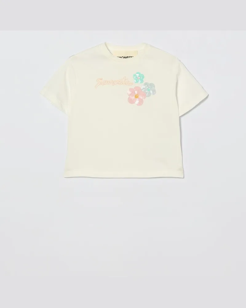 Simonetta T-shirt kinder Ivory