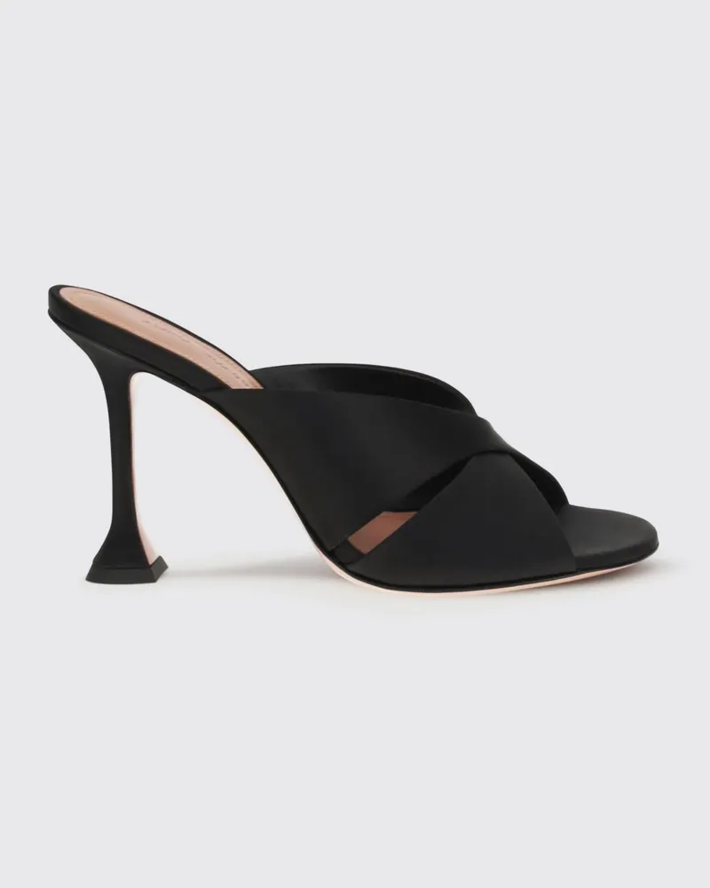 Amina Muaddi Schuhe damen Schwarz