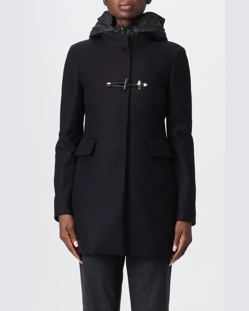 Fay Mantel damen Schwarz