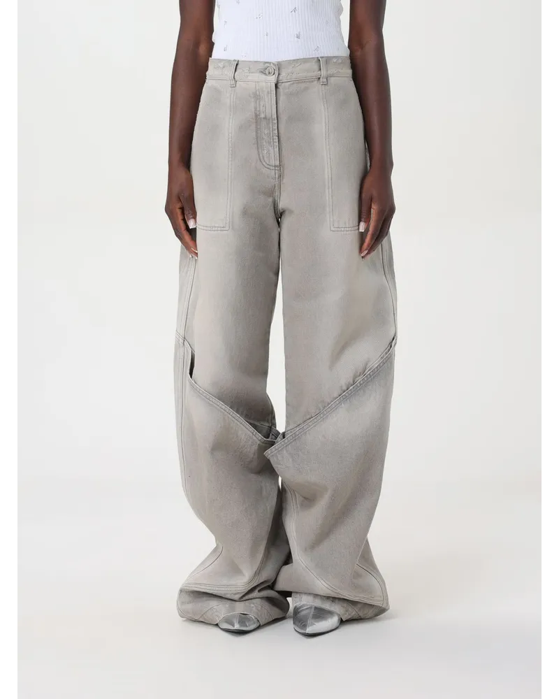 ATTICO Jeans damen Grau