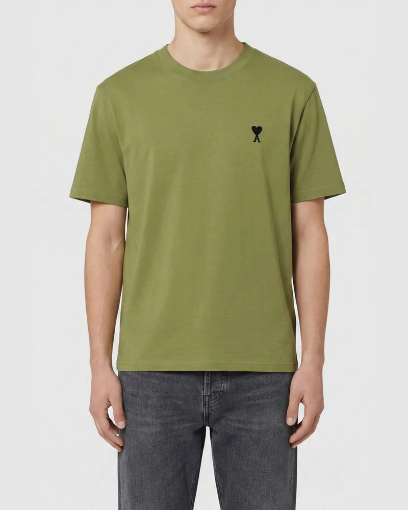 AMI Paris T-shirt herren Grün