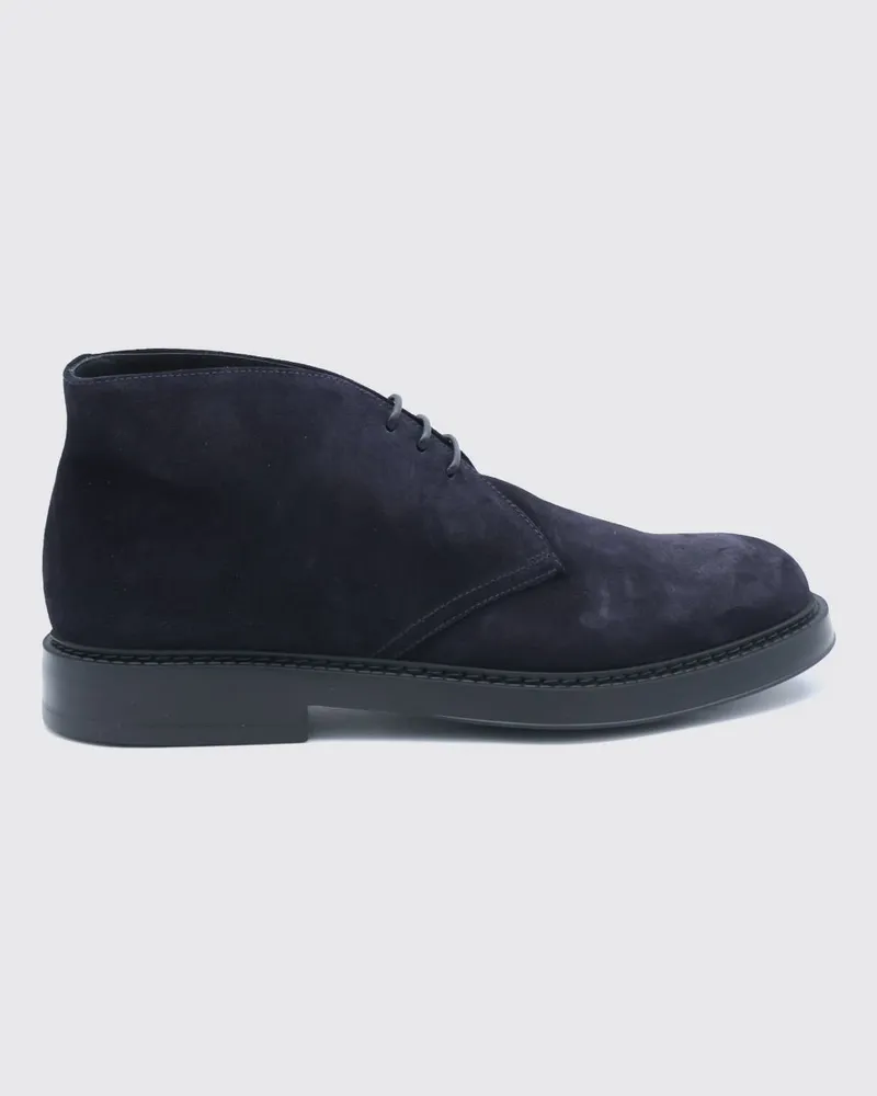 Doucal´s Chukka-Boots aus Veloursleder mit Gummisohle Schwarz