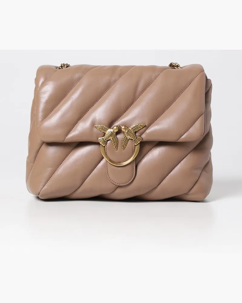 Pinko Schultertasche damen Beige
