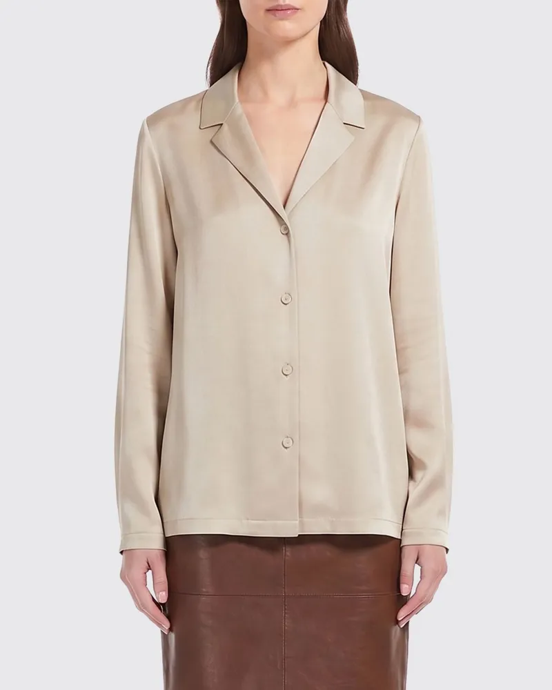 Max Mara Hemdbluse damen Nude