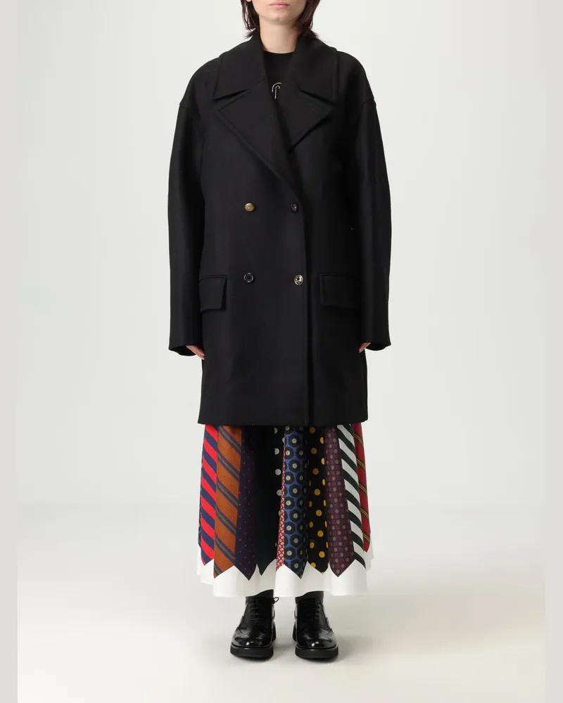 Moschino Mantel damen Schwarz