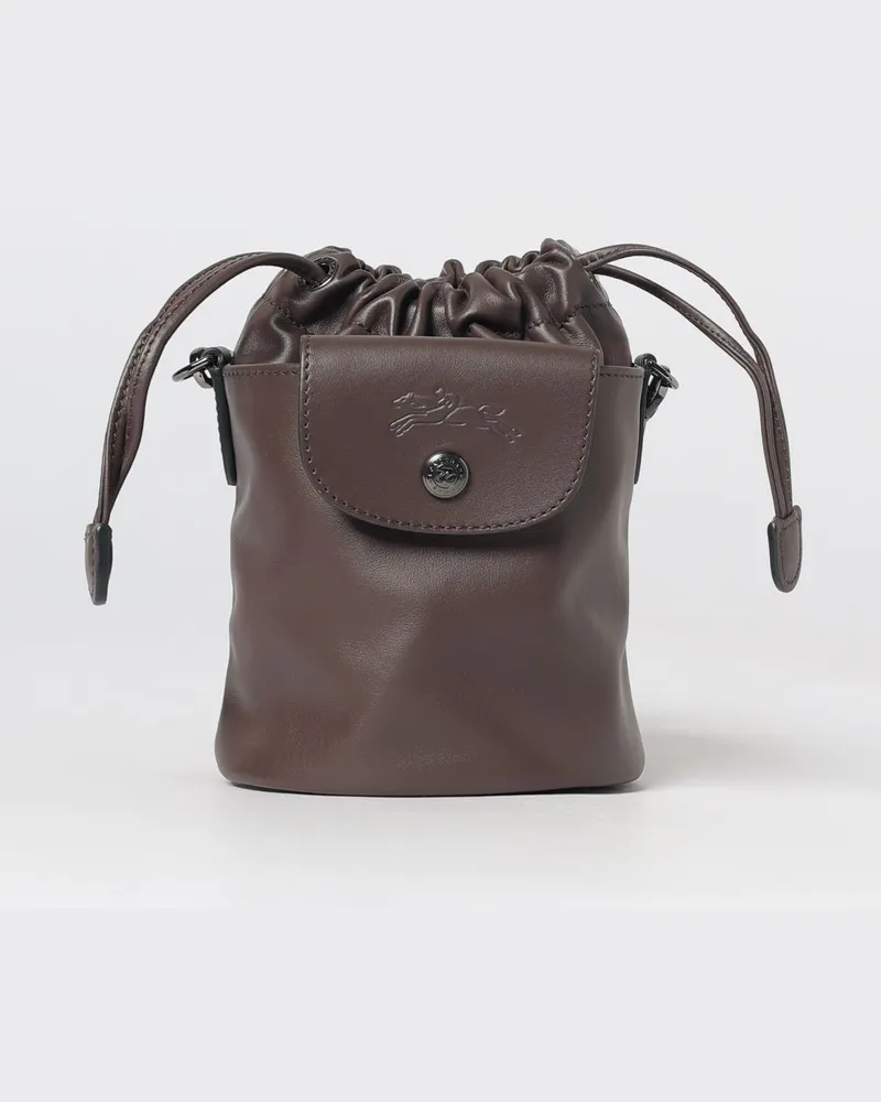 Longchamp Le Pliage Xtra Mini-Beuteltasche von aus Rindsleder Braun